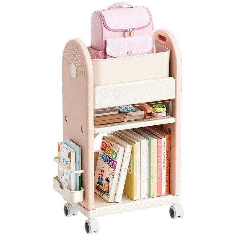 Book Cart Rolling - Carrito Organizador de Mochilas Escolares con