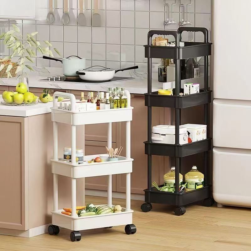 Book Cart Rolling - Carro rodante multifuncional de cocina, estante
