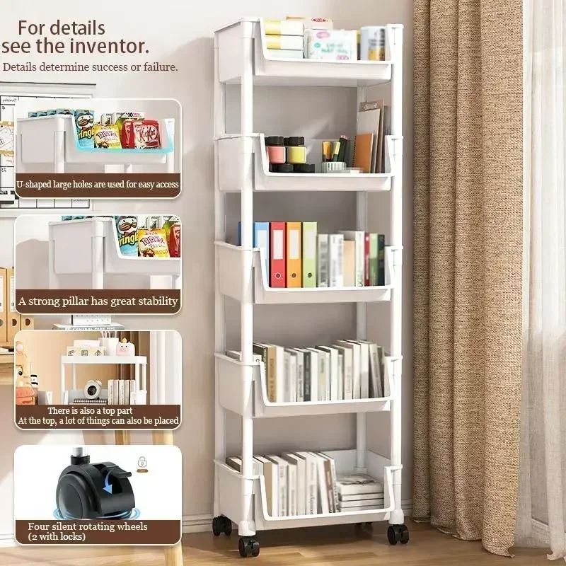 Carrito de Almacenamiento Roda - Book Cart Rolling reseña y precio