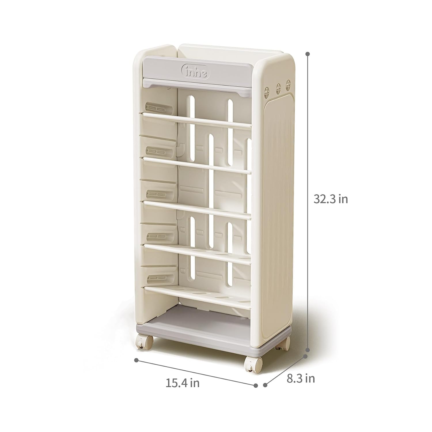 ®   Carrito para Libros de 7 N - Book Cart Rolling reseña y precio