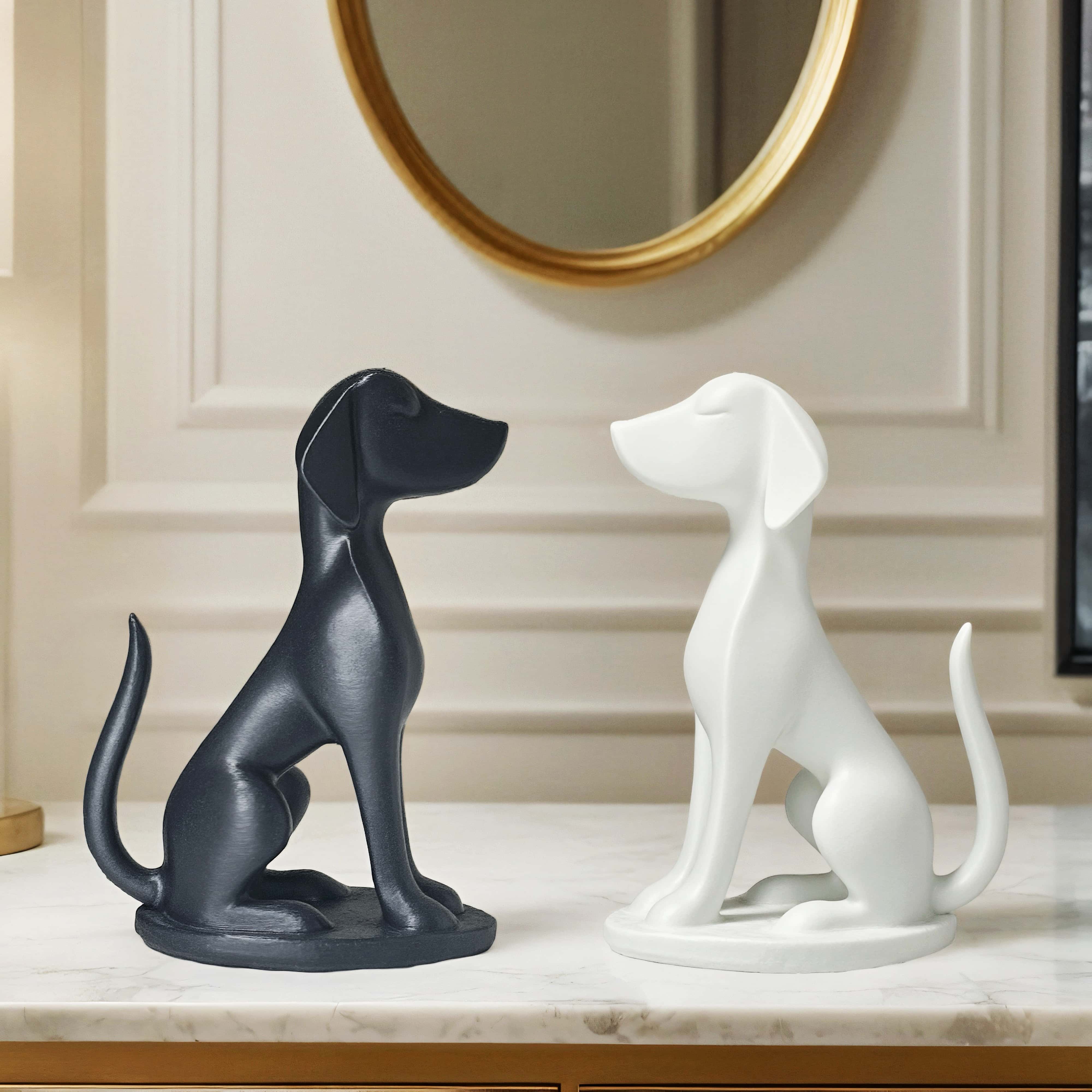 Escultura Abstracta de Perro S - Cubicle Shelf Organizer reseña y precio