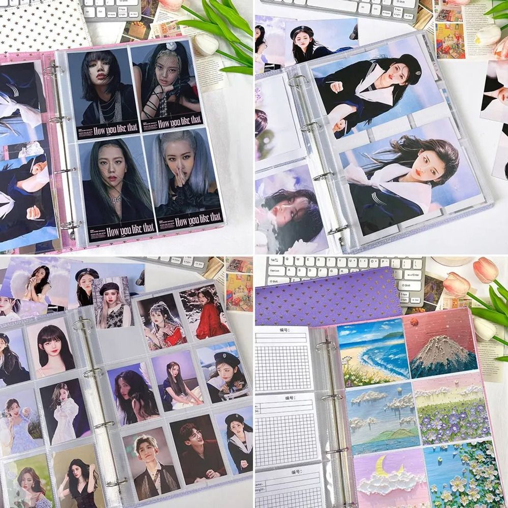 Hojas de carpeta A4 Kpop, fund - Binder Storage Box reseña y precio