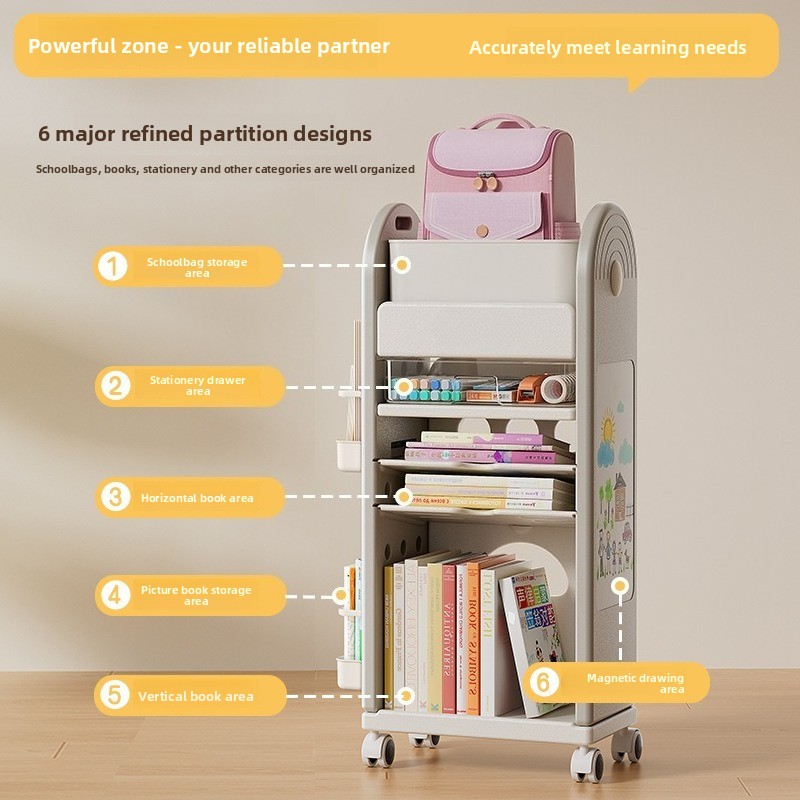 Carrito Organizador de Mochila - Book Cart Rolling reseña y precio
