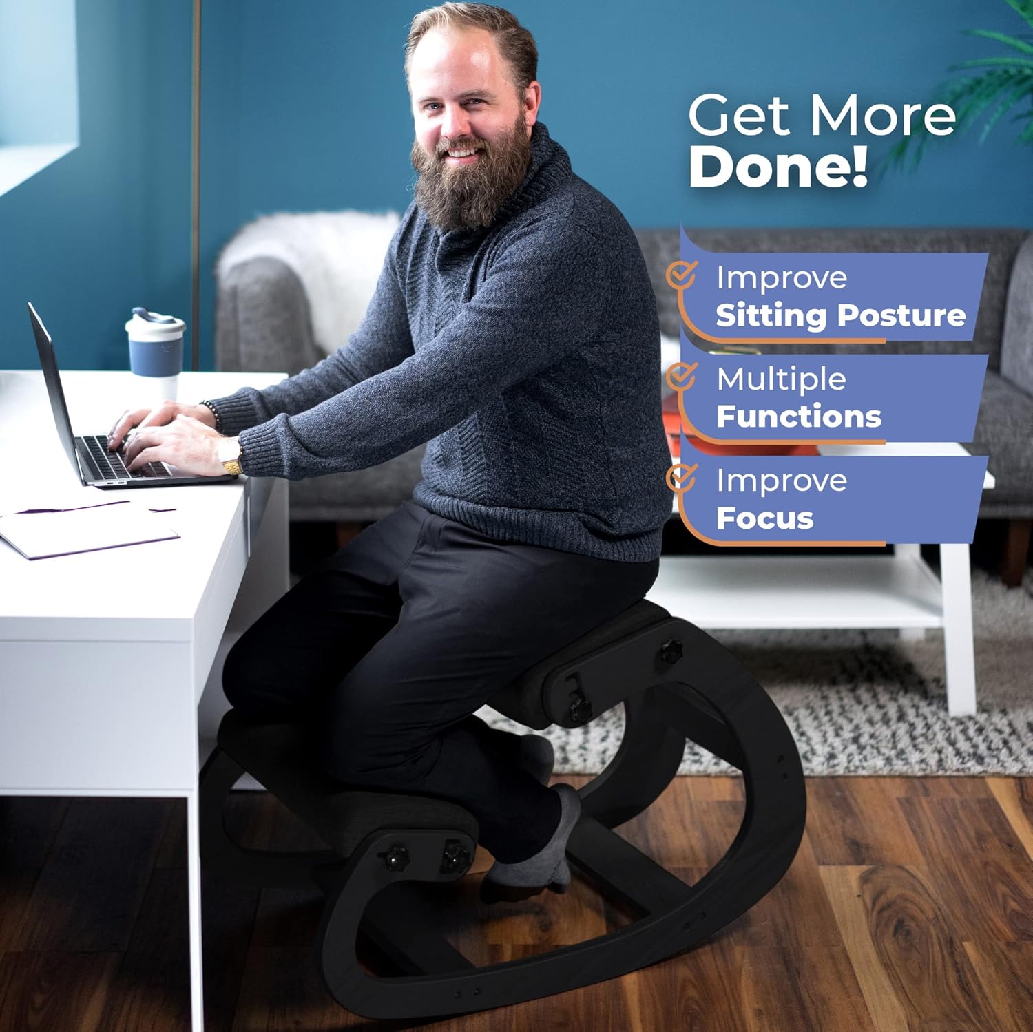 Silla ergonómica de madera par - Furniture Chairs For Office reseña y precio