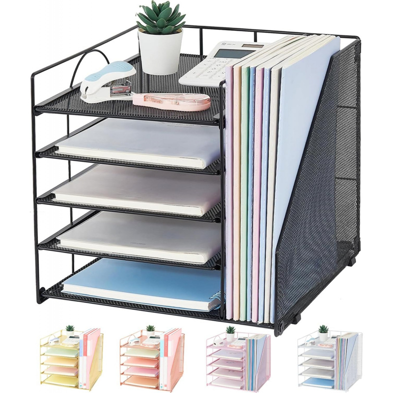 Estante de archivos de papel d - Binder Storage Box reseña y precio