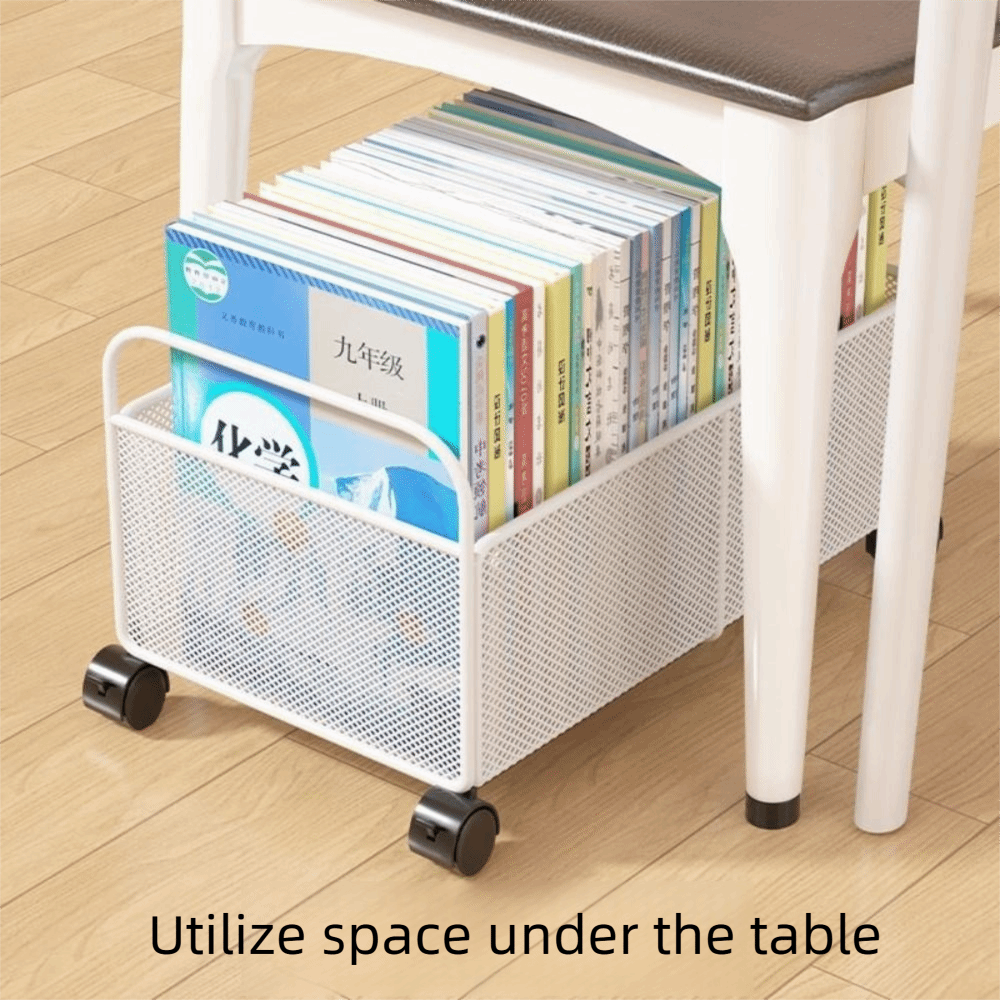 Caja de almacenamiento de libr - Book Cart Rolling reseña y precio