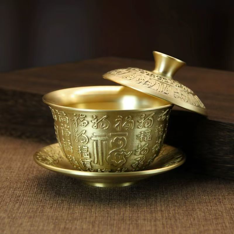 Juego de Tazas Gaiwan de Latón - Office Furniture Phoenix reseña y precio