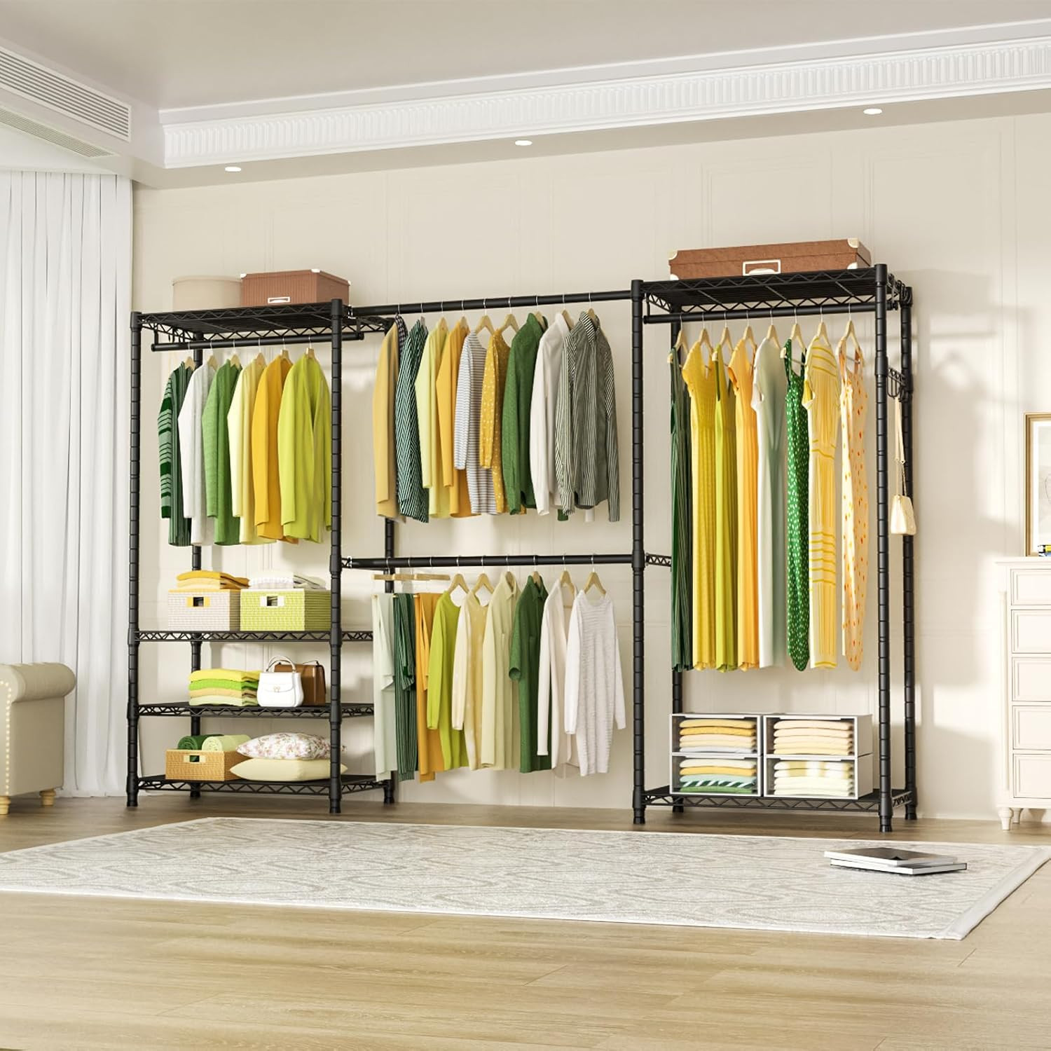 Sistema de Armario Resistente, - Coat Rack Standing reseña y precio
