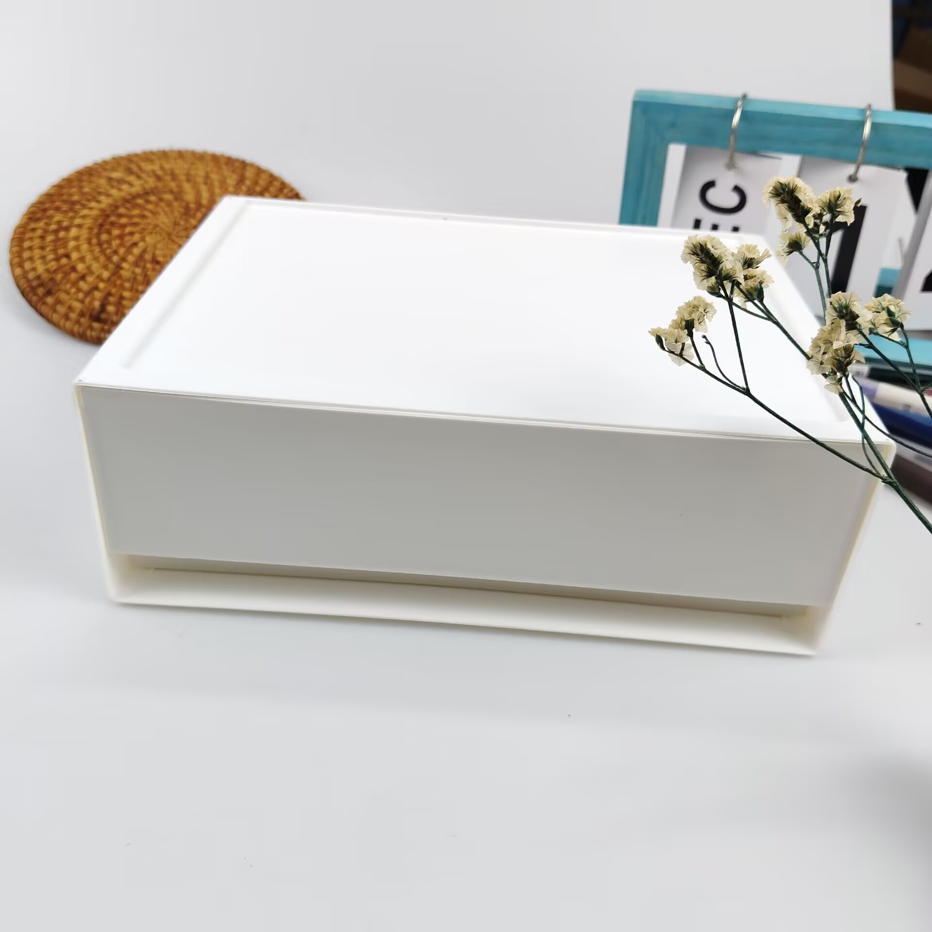 Caja de almacenamiento de escr - Cubicle Shelf Organizer reseña y precio