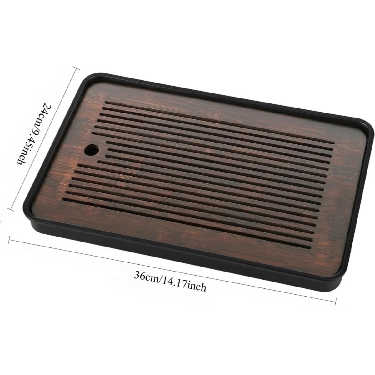 Bandeja de Té de Bambú Natural - Office Furniture Set reseña y precio